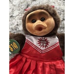 Vintage Monkey Cheerleader Hand Puppet Rare Tags NOS
